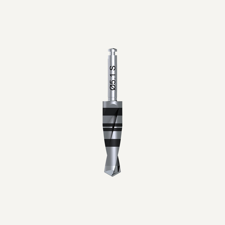 Twist Drill, Straight ∅5.1 × 7 – 17 mm