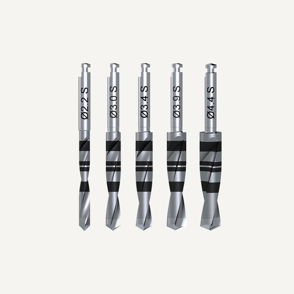 Drill Kit Straight. Twist Drills ∅2.2, 3.0, 3.4, 3.6 and 3.9 Neoss US